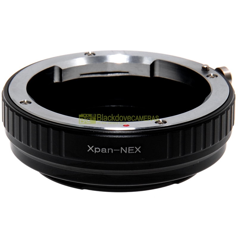 Adapter per obiettivi Hasselblad X-Pan su fotocamere Sony E-Mount Nex/Alpha. 