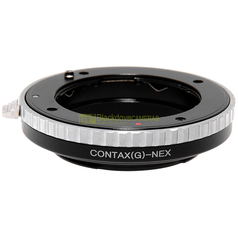 Adapter for Contax G lenses to sony mirrorless E-Mount Nex/Alpha cameras.