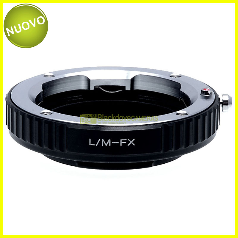 Adapter per obiettivi Leica M su fotocamere Fujifilm Fuji X. Anello adattatore.