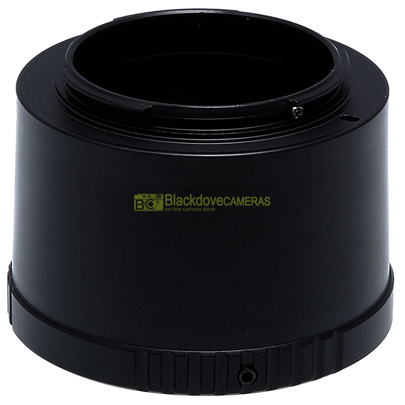 Adapter per obiettivi T-Mount T2 su fotocamere Fujifilm Fuji X. Anello adattatore.