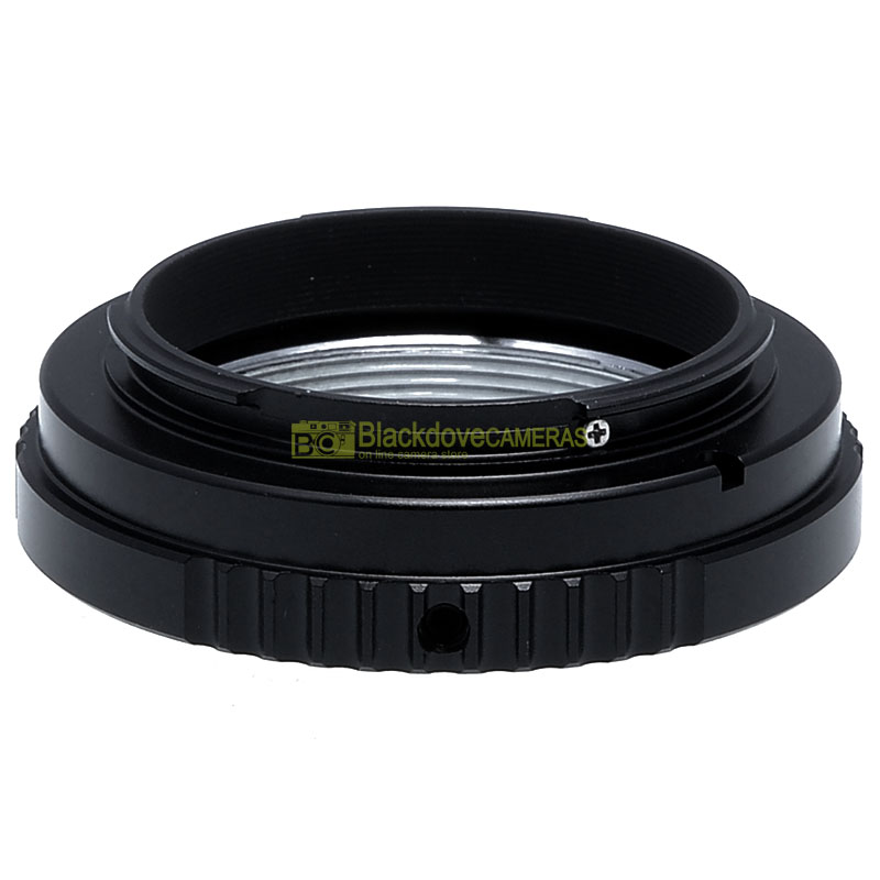 Adapter per obiettivi a vite M39 su fotocamere Fujifilm Fuji X. Anello adattatore.