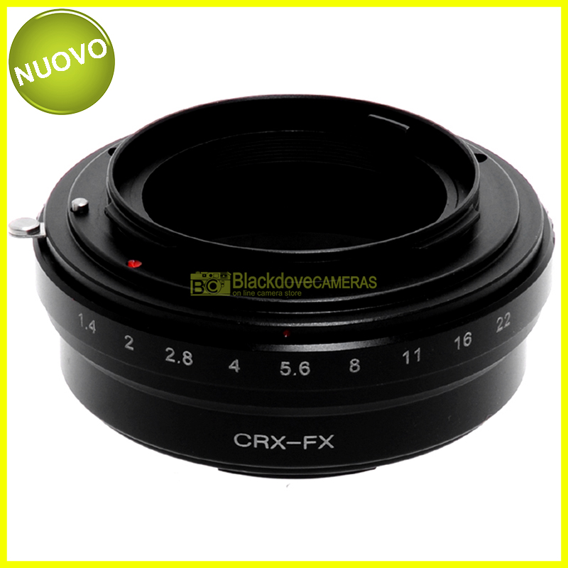Adapter per obiettivi Contarex (CRX) su fotocamere Fujifilm Fuji X. Adattatore