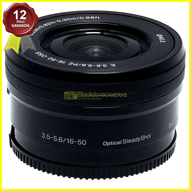 Sony E 16/50mm f3,5-5,6 PZ OSS Black obiettivo per fotocamere Sony E-Mount e NEX