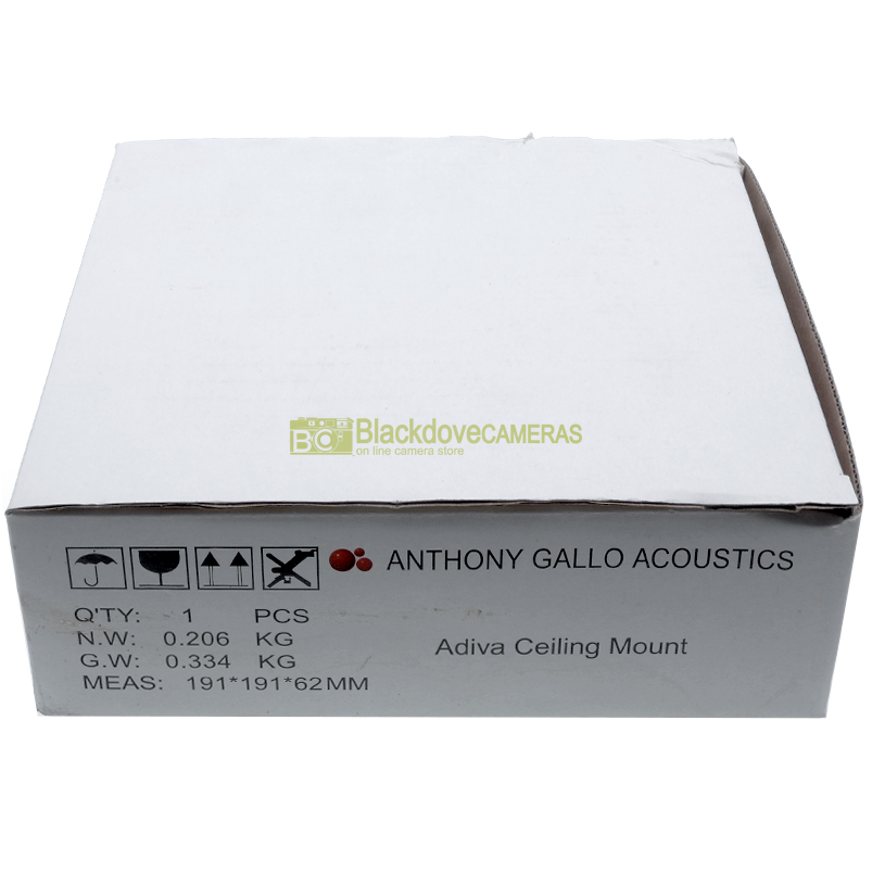 Supporto da soffitto Anthony Gallo Acoustics A’Diva In-Ceiling Mount bianco.