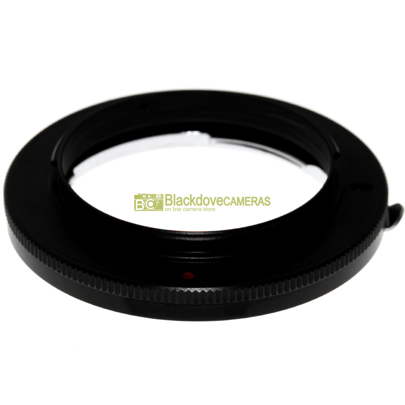 Adattatore per obiettivi Pentax K su fotocamere Olympus 4/3. Anello adapter.