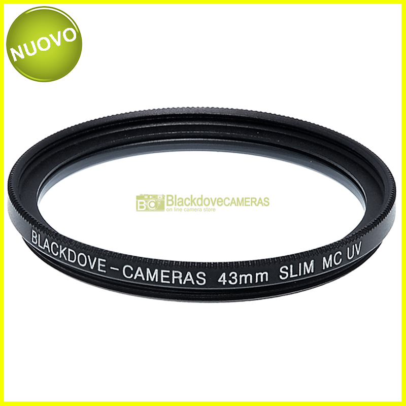 “43mm. filtro UV Slim MC Blackdove-cameras. M43 Ultra violet filter Multi Coated.”