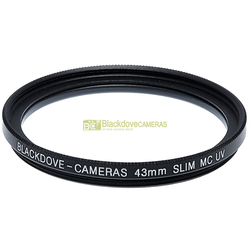 “43mm. filtro UV Slim MC Blackdove-cameras. M43 Ultra violet filter Multi Coated.”