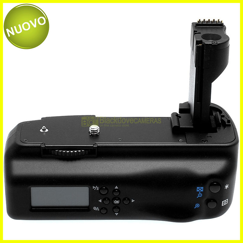 Impugnatura con display LCD per fotocamere Canon EOS 30D 40D e 50D. Battery grip