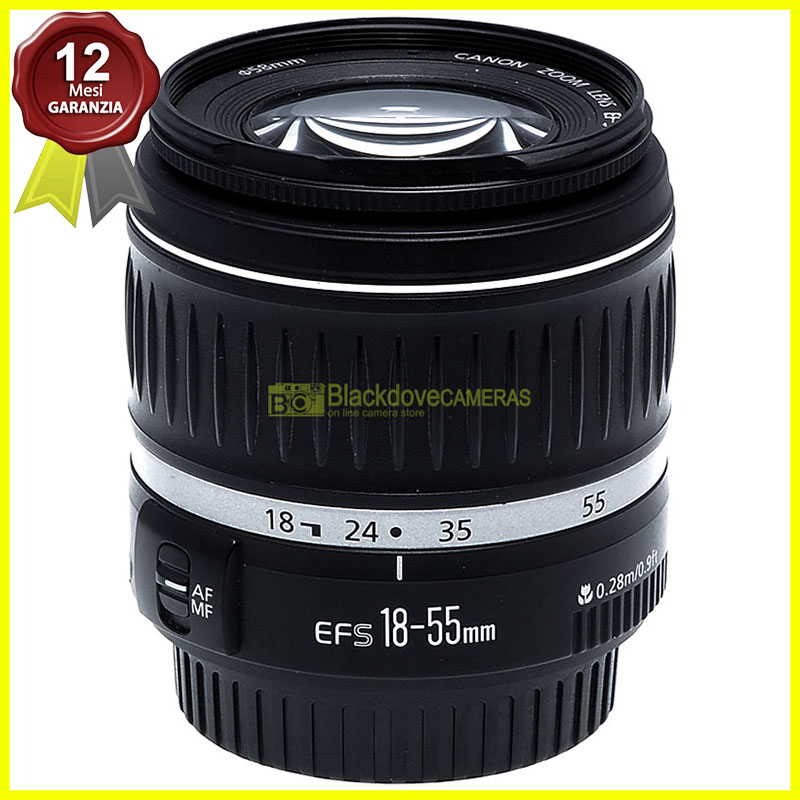 Canon EF-S 18-55mm f3,5-5,6 Obiettivo zoom per fotocamere digitali EOS AF 