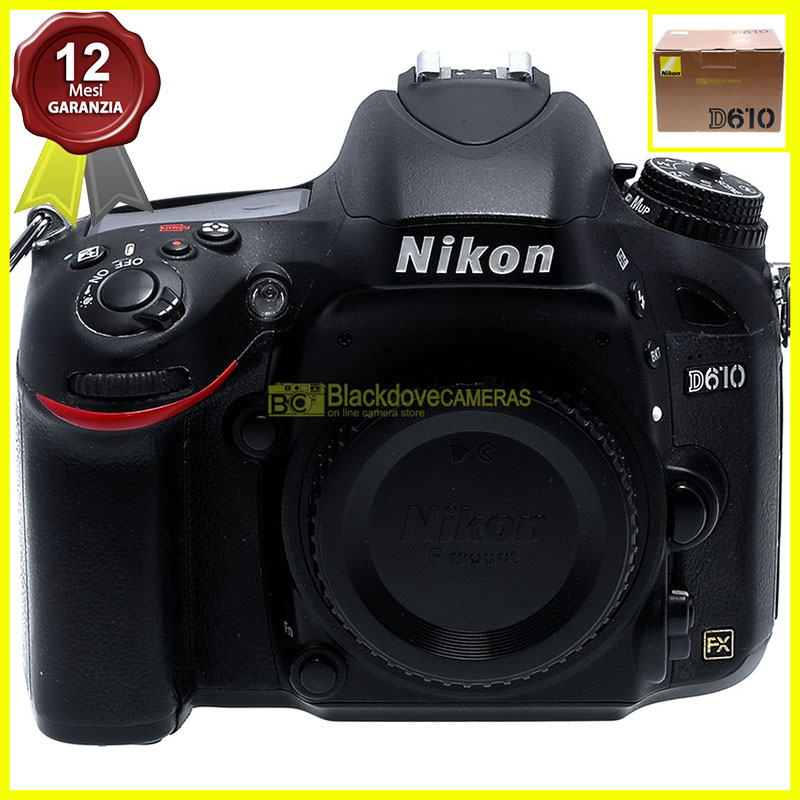 “Nikon D610 body fotocamera reflex digitale usata. Macchina fotografica.”