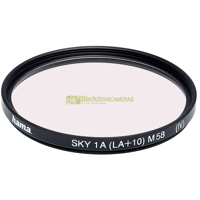 58mm Filtro Skylight 1A (LA+10) Hama a vite M58. Photo lens Sky Light filter