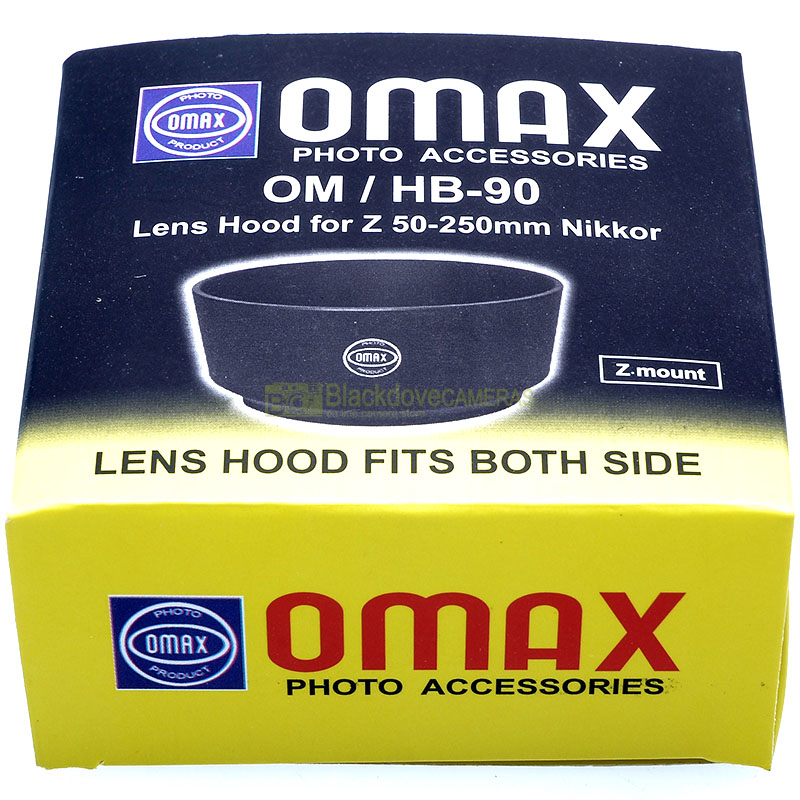 Paraluce compatibile Omax per obiettivi Nikon Z 55/250mm. Come HB-90A.