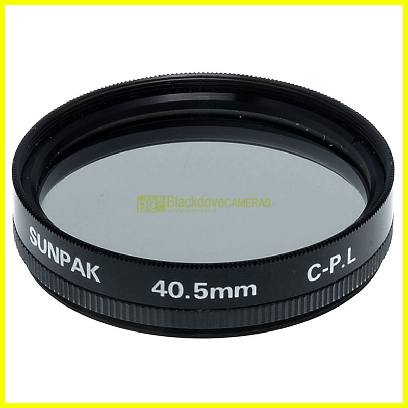 40,5mm Filtro polarizzatore Sunpak per obiettivi a vite M40,5. Polarizing