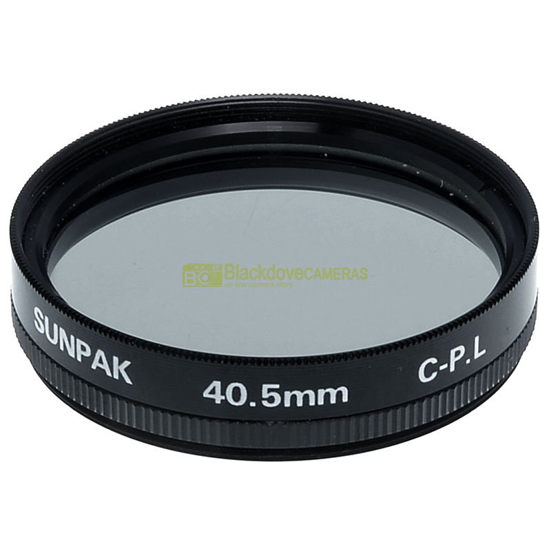 40,5mm Filtro polarizzatore Sunpak per obiettivi a vite M40,5. Polarizing