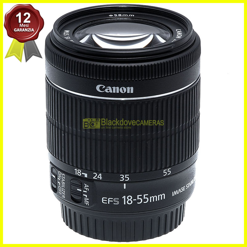 Canon EF-S 18/55mm. f3,5-5,6 IS STM. Obiettivo autofocus per reflex digitali APS