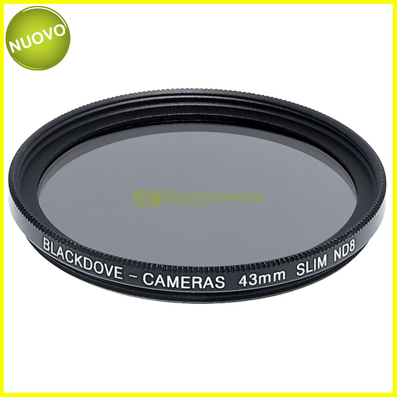 43mm filtro Neutral density ND8 +3 stops MC Slim Blackdove-cameras obiettivi M43
