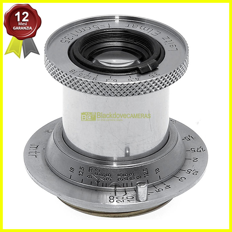 Leica Leitz Elmar 5cm f3,5 M39 utilizzabile su M6 M7 M8 M9 M10 Monochrome. 50mm