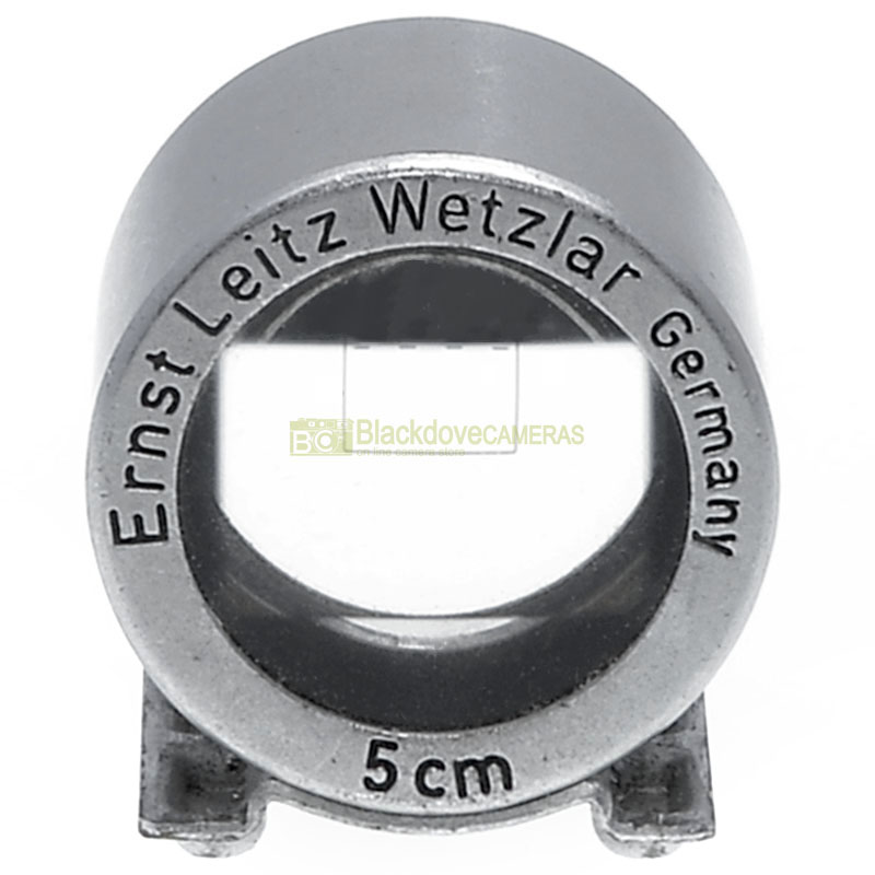Leica Leitz Wetzlar mirino 5cm. originale per fotocamere a telemetro 50mm finder
