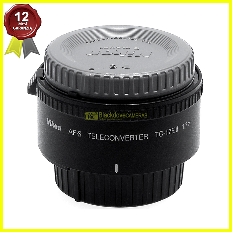 Nikon TC-17 E II AF-S Tele Converter 1,7x. Moltiplicatore per tele obiettivi.