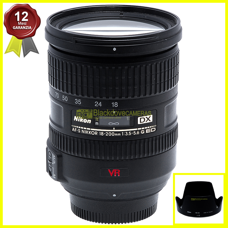Nikon AF-S Nikkor 18/135mm f3,5-5,6 G DX obiettivo zoom per reflex digitali. 