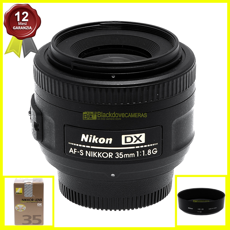 Nikon AF-S Nikkor 35mm. f1,8 G DX obiettivo per fotocamere reflex digitali