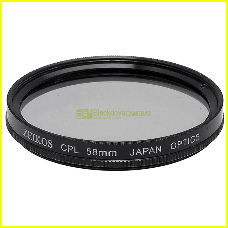 58mm Filtro polarizzatore Zeikos per obiettivi con vite M58 Polarizing filter