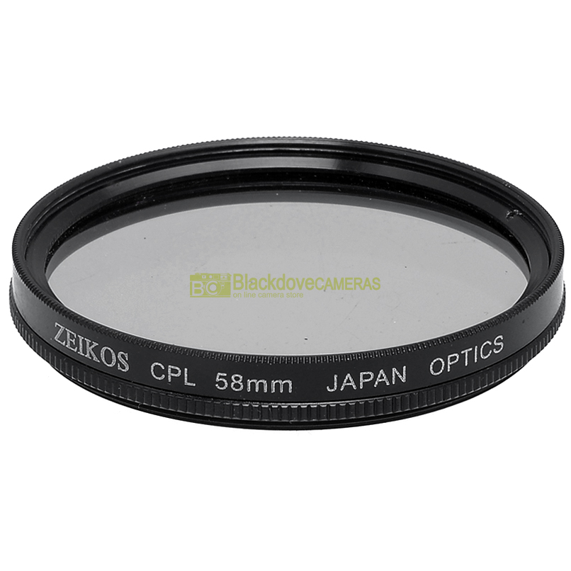 58mm Filtro polarizzatore Zeikos per obiettivi con vite M58 Polarizing filter