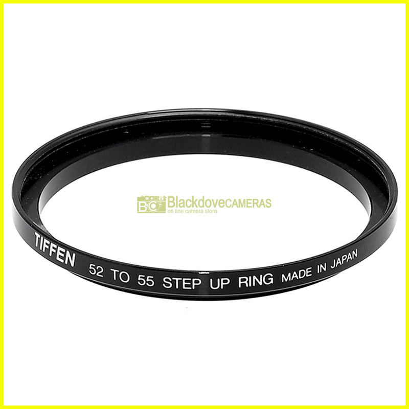 Adapter step up 52/55mm per filtri M55 su obiettivi diametro 52. Adattatore.