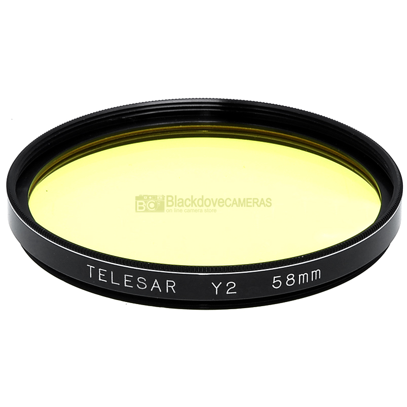 55mm Filtro colorato giallo Y2 Telesar innesto a vite M55 yellow filter