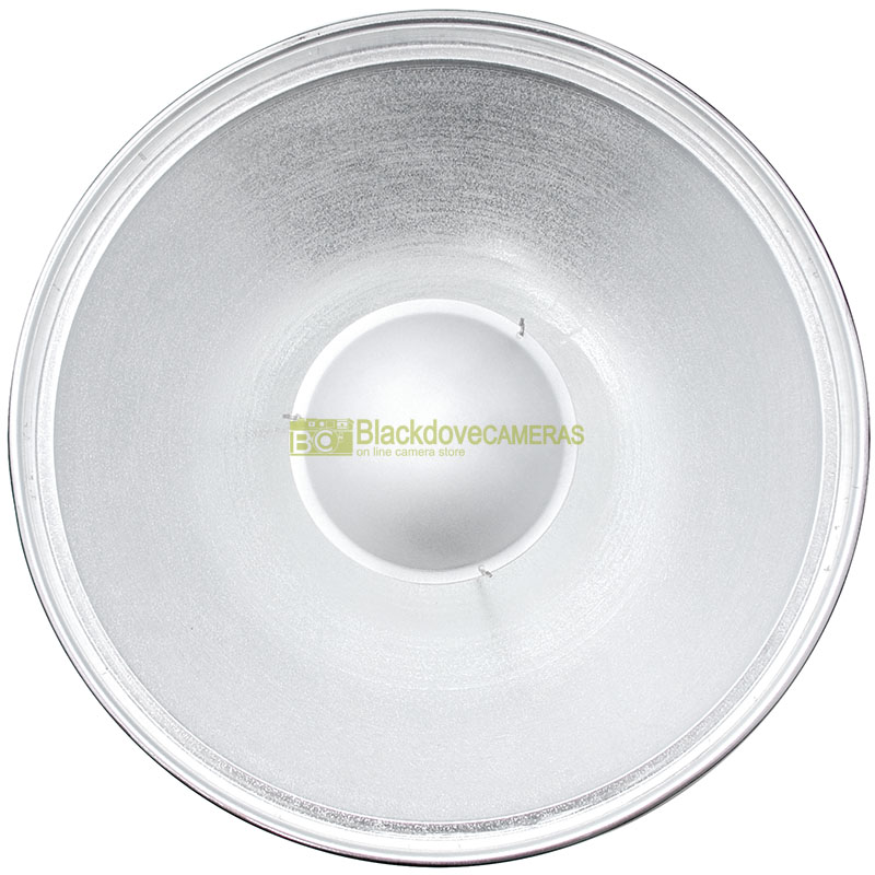 Beauty disk con griglia Elinchrom per flash da studio da studio e monotorcia.