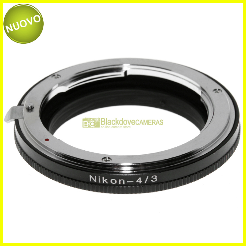 Adapter per obiettivi Nikon su fotocamere Olympus 4/3. Anello adattatore