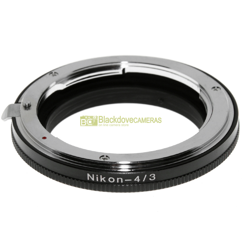 Adapter per obiettivi Nikon su fotocamere Olympus 4/3. Anello adattatore