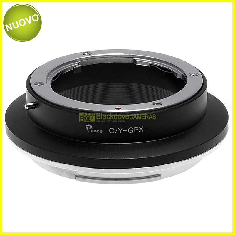 Anello adapter per montare ottiche Contax - Yashica su fotocamere Fuji GFX. Adattatore