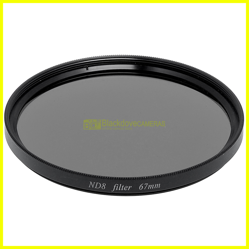 67mm. Filtro neutral density ND 8 + 3 stops. ND8 lens filter. Used