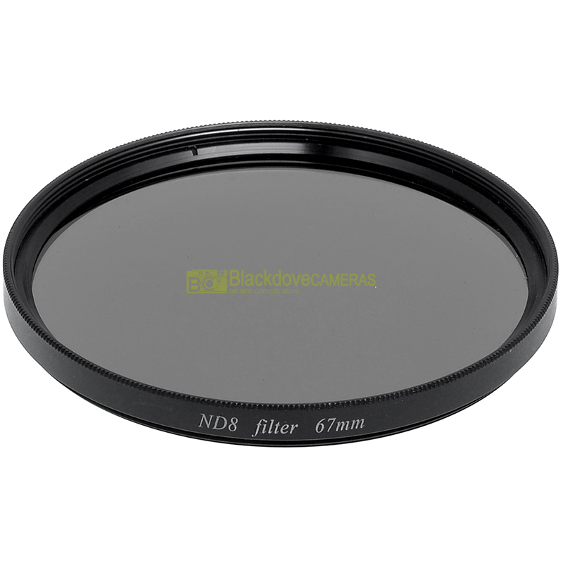 67mm. Filtro neutral density ND 8 + 3 stops. ND8 lens filter. Used