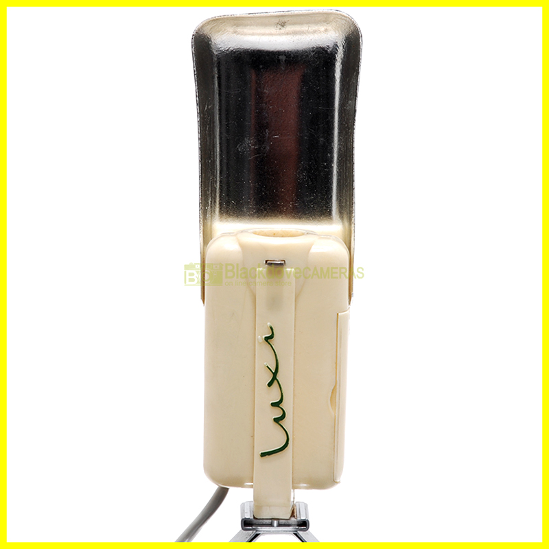 Luxi. Flash d'epoca a bulbo per fotocamere vintage con presa sincro