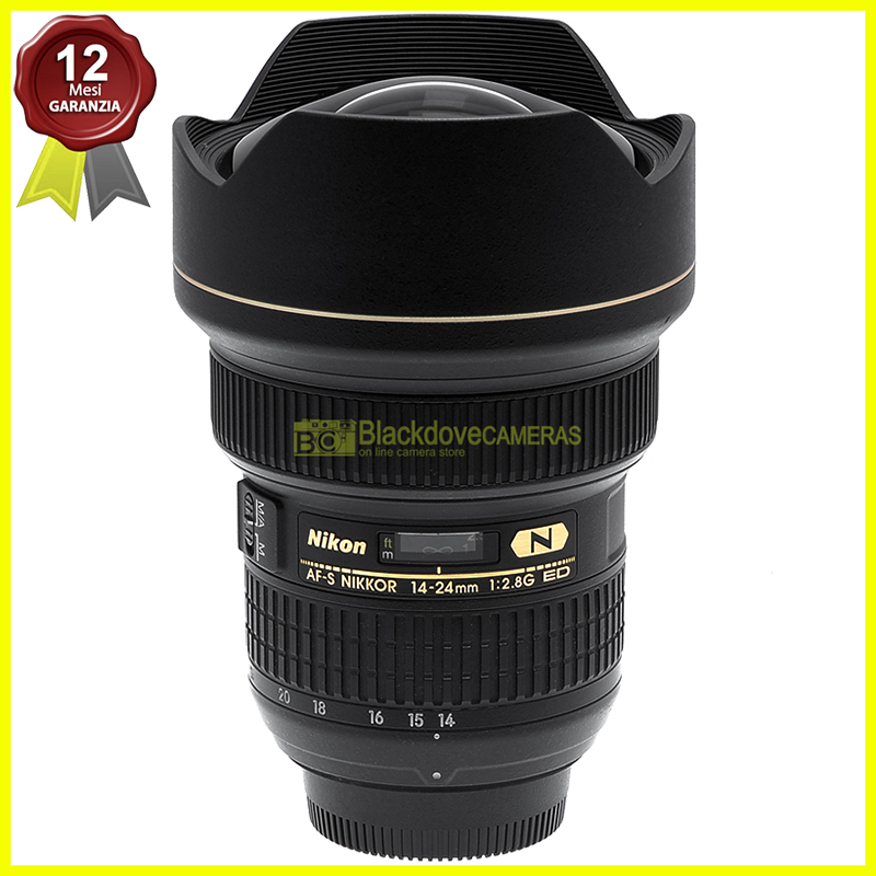 Obiettivo Nikon AF-S Nikkor 14/24mm f2,8 G ED N obiettivo Full Frame per reflex