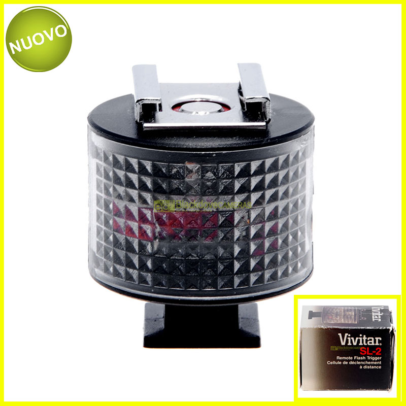 Vivitar SL-2  Remote flash Trigger. Servocellula con contatto caldo per flash.