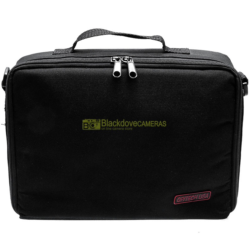 Valigetta per attrezzatura fotografica. Borsa OP-Tech USA cm 6x20x28 interno.