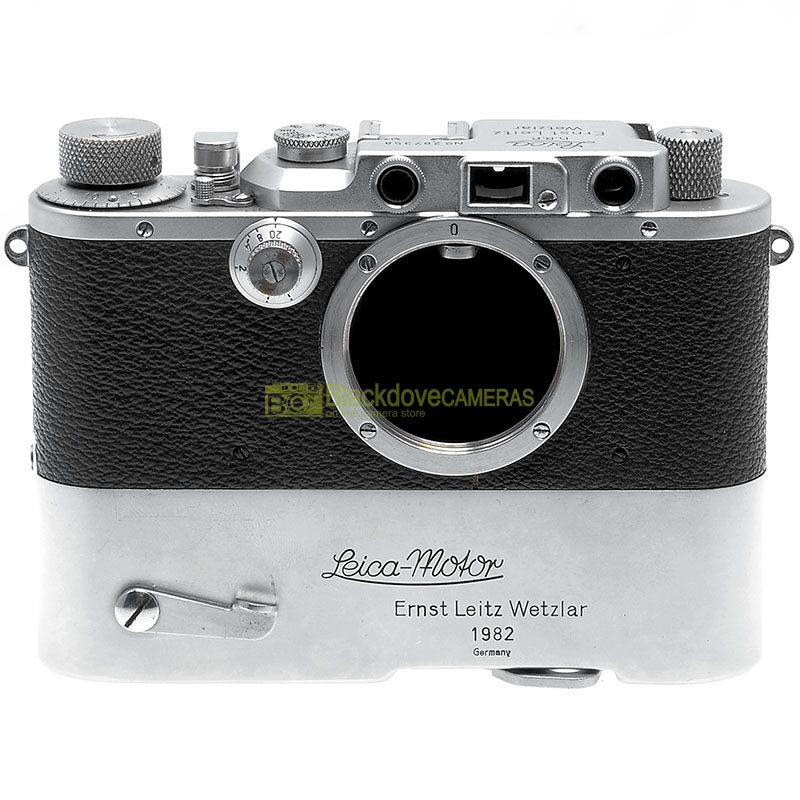 Leica III fotocamera a vite M39 1938 Leitz Wetzlar Motor Mooly. Motore a molla