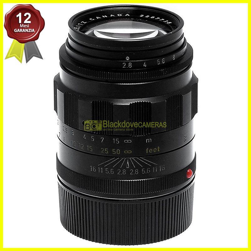 Leica Elmarit M 90mm. f2,8 Leitz Canada per M6 M7 M8 M9 M10 Monochrome ecc...