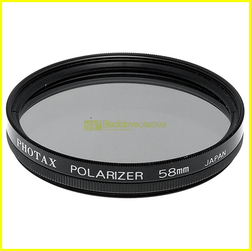 58mm Filtro polarizzatore Photax per obiettivi con vite M58 Polarizing filter