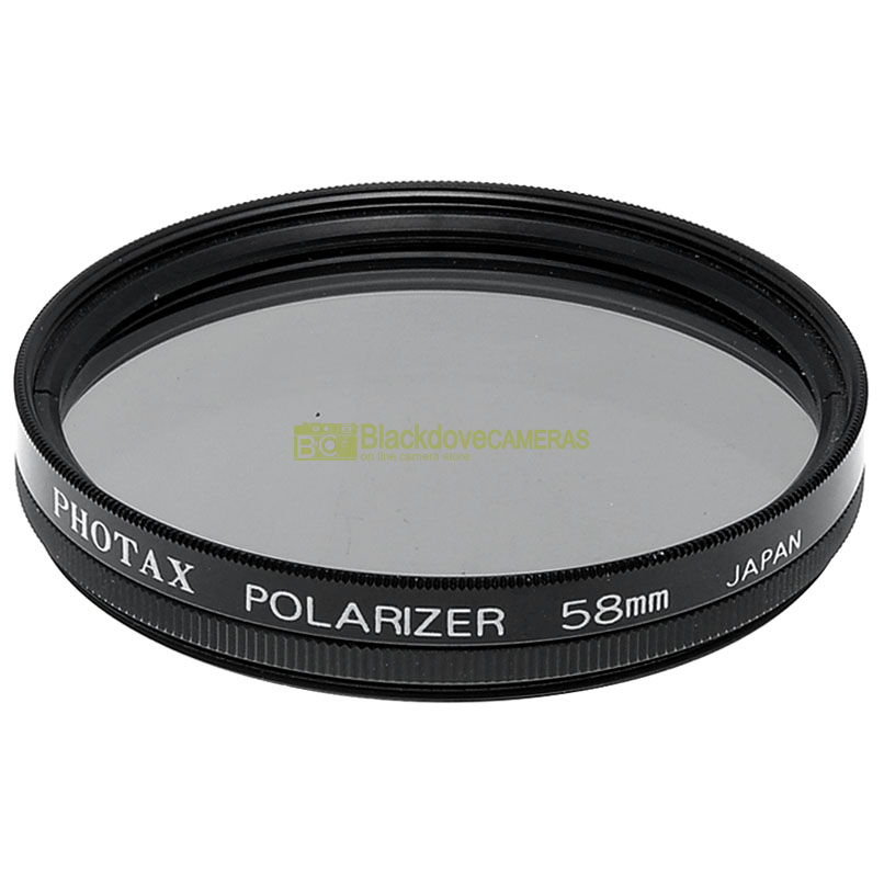 58mm Filtro polarizzatore per obiettivi con vite M58 Polarizing filter