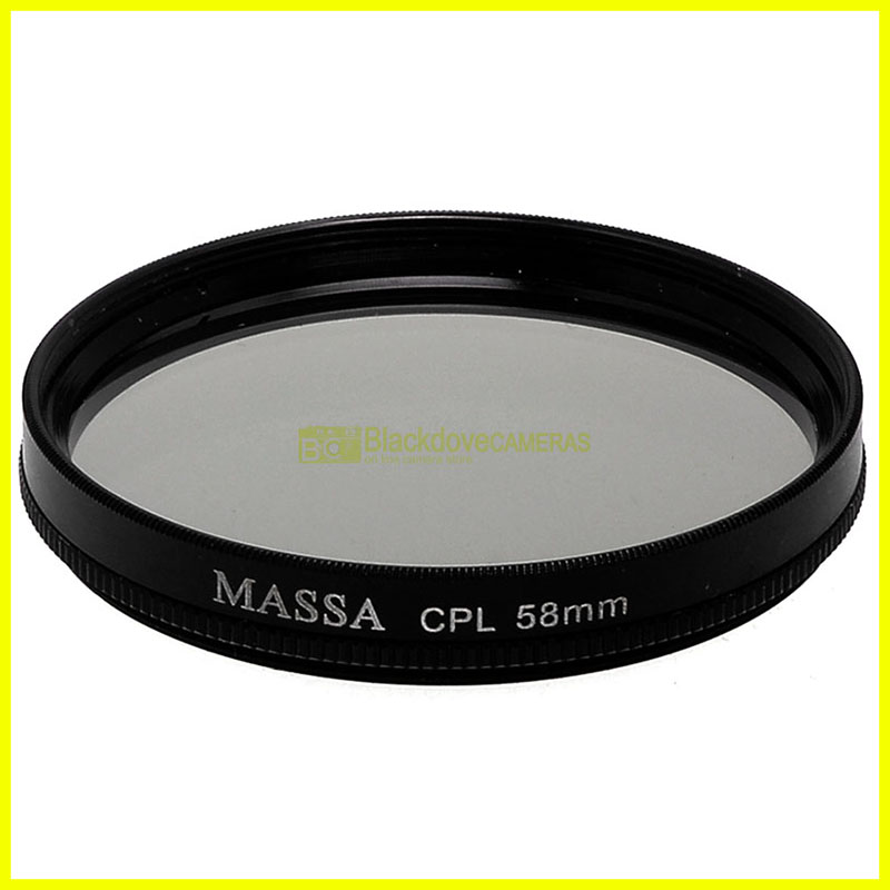 58mm Filtro polarizzatore Photax per obiettivi con vite M58 Polarizing filter