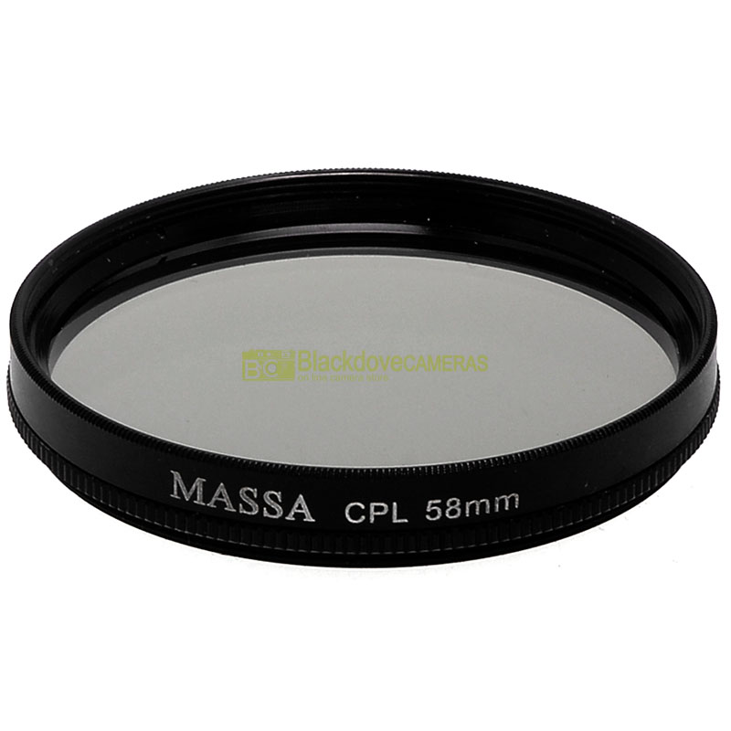 58mm Filtro polarizzatore per obiettivi con vite M58 Polarizing filter