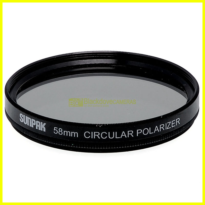 58mm Filtro polarizzatore Photax per obiettivi con vite M58 Polarizing filter