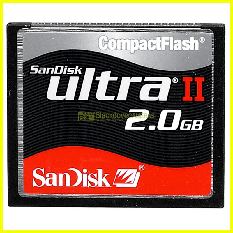 Scheda di memoria compact flash Sandisk Ultra II 2Gb Memory Card. CF