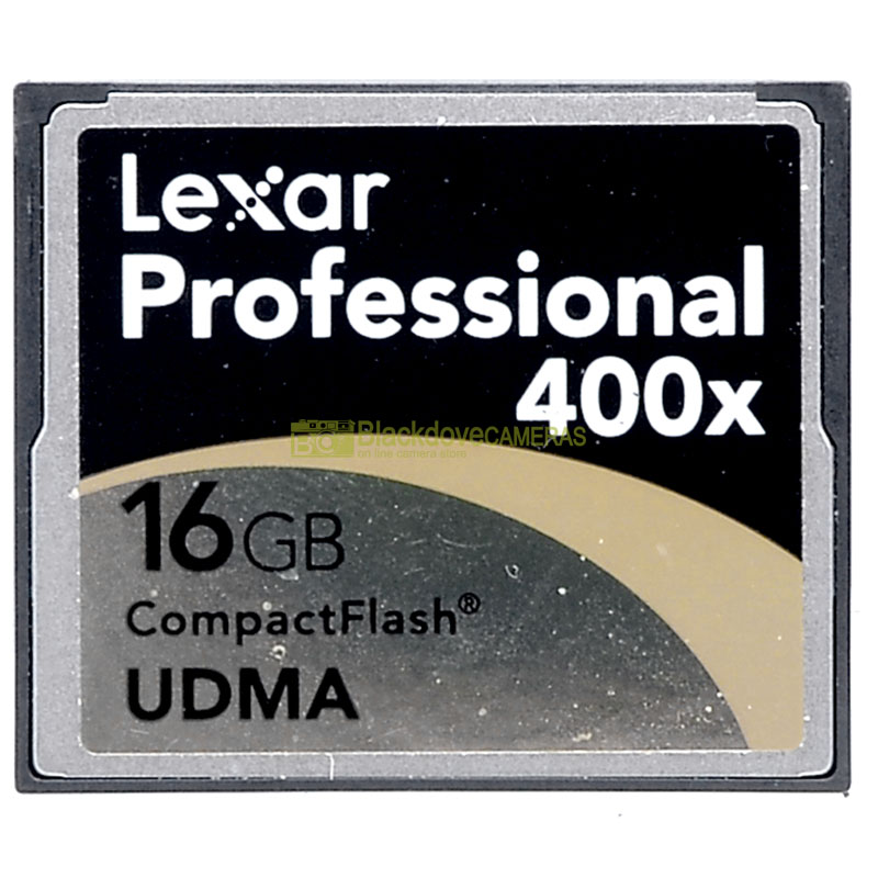 Scheda memoria compact flash Lexar Professional 16Gb 400x UDMA . Memory Card CF