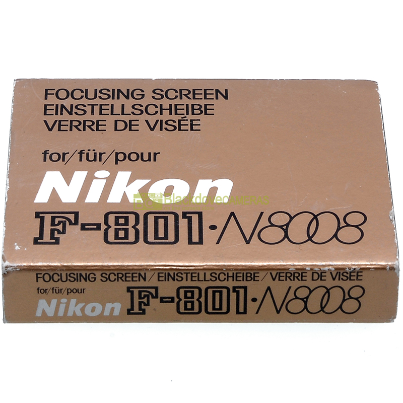 Schermo di messa a fuoco E (Griglia) per Nikon F801 N8008. Vetrino Screen. 