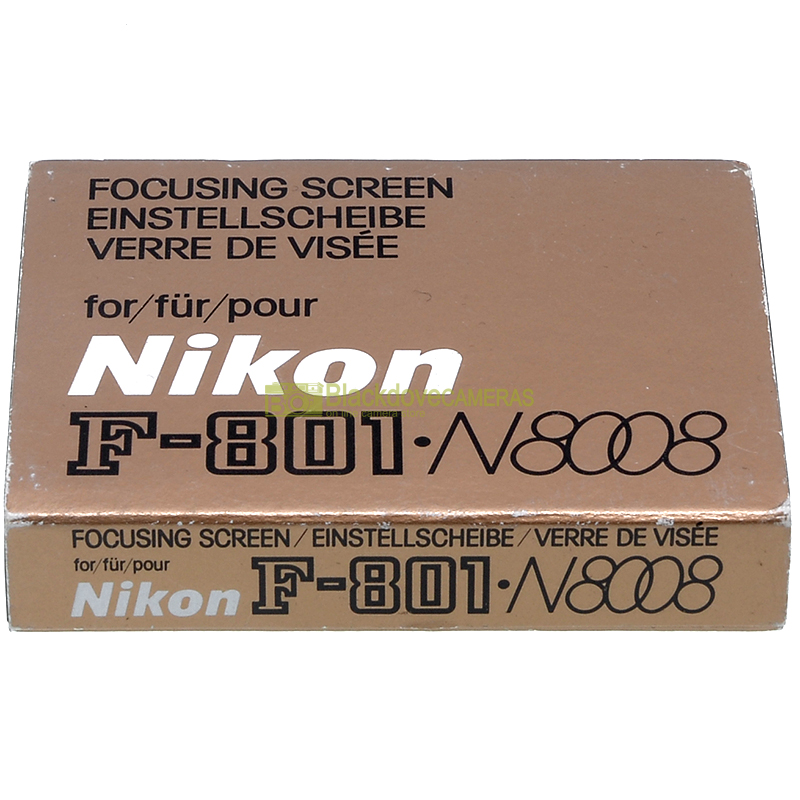 Schermo di messa a fuoco per Nikon F801 N8008. Vetrino Screen. . Vetrino Screen.